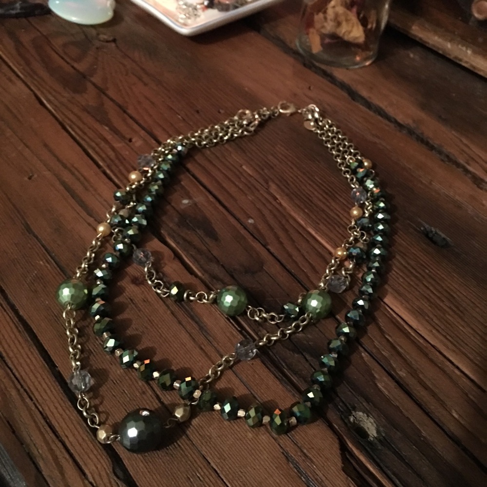 Lia Sophia layered statement necklace